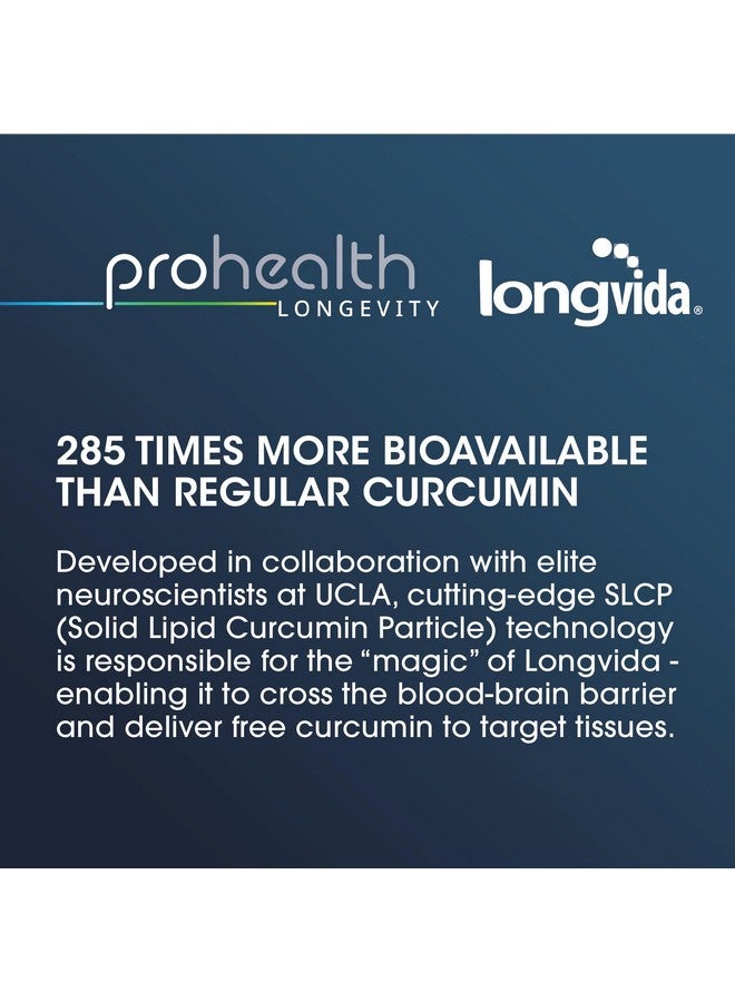 ProHealth Turmeric Curcumin Supplement: 285 Times More Bioavailable- Developed by Neuroscientists. 1000 mg Concentrated Longvida Curcumin Extract Per Serving (60 X 500mg Capsules Per Bottle) - Image 4