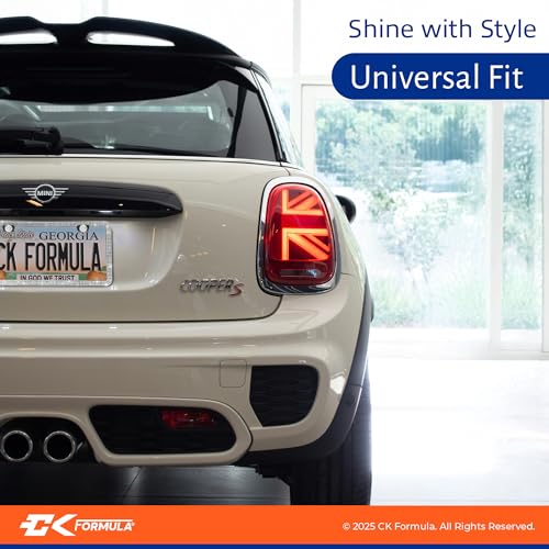 CK FORMULA Bling License Plate Frame for Women - 1 Piece, Sparkly Car Accessories with Over 800 Rhinestones, Street-Legal, Rust-Free, Rattle-Proof, Bedazzled Diamond Tag Holder Includes Glitter Crystal Caps - Image 2