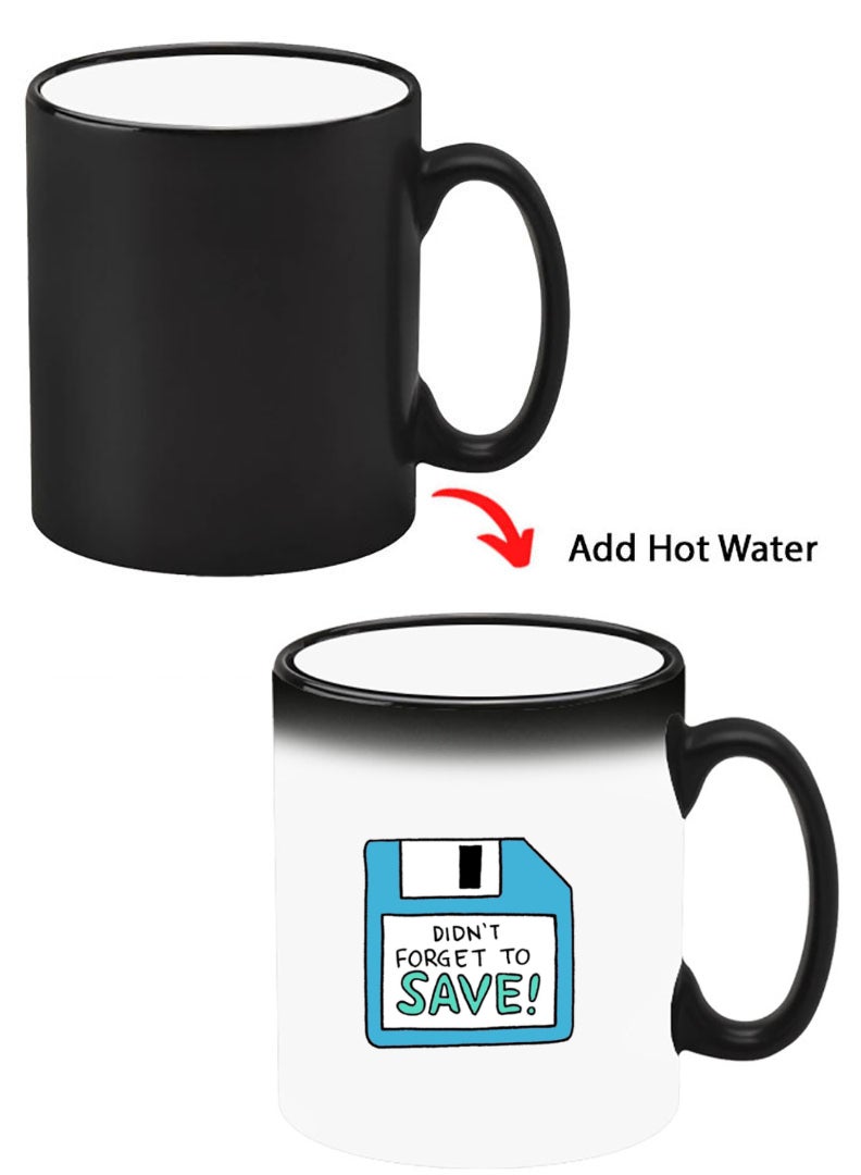 Theodor Color Changing Heat Sensitive Ceramic Mug, Image Revealed When HOT Liquid is Added! Forget to save - Image 1