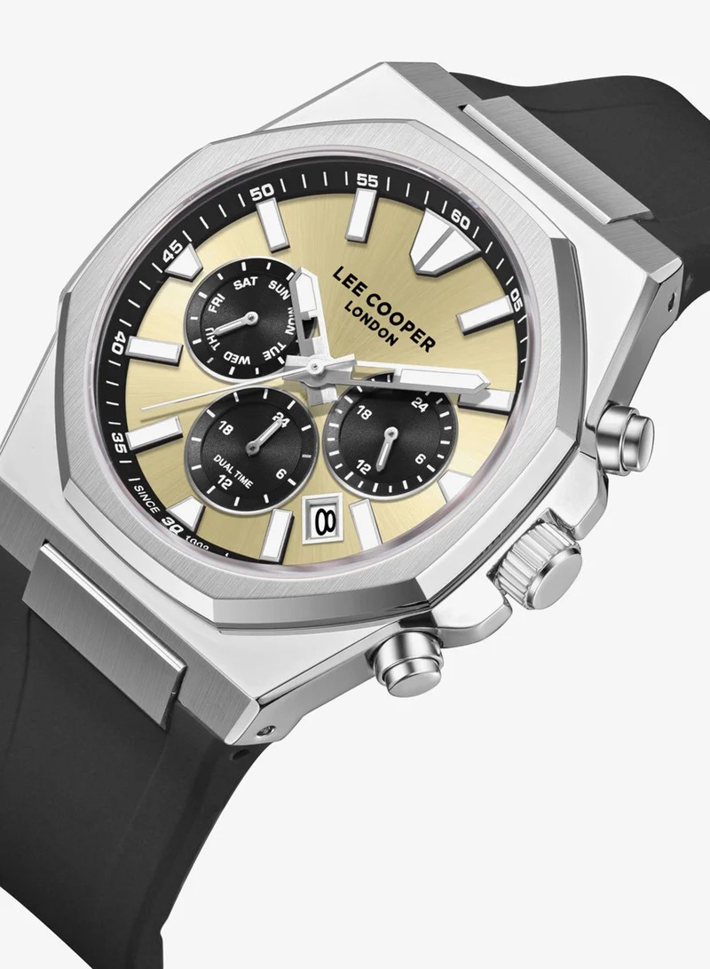Lee Cooper Men's Silicone Multi Function Watch LC08313.311 - 45,1X51,5 mm