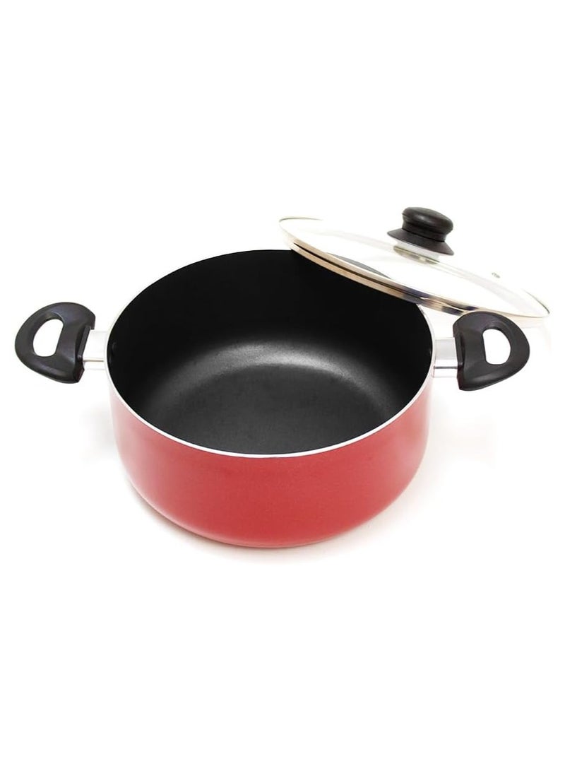 BLACKSTONE Non Stick Cooking Pot Red 30cm - Image 2