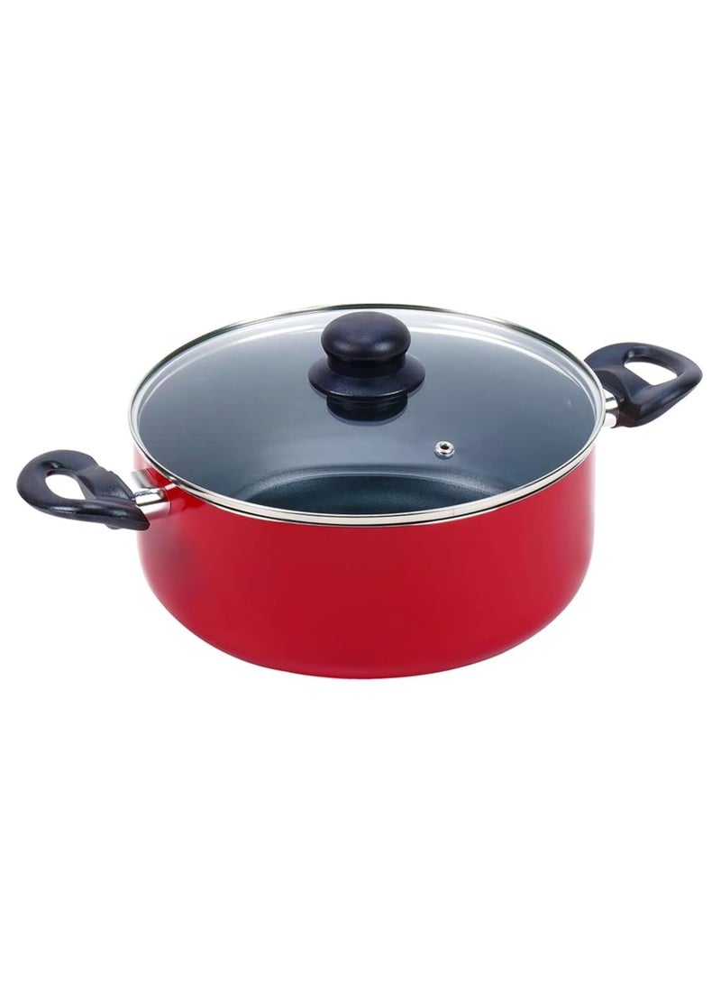 BLACKSTONE Non Stick Cooking Pot Red 30cm - Image 1