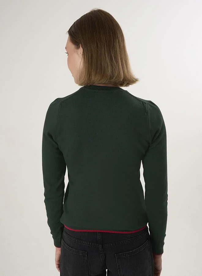فيليكس هاردي Crew Neck Knitted Pullover