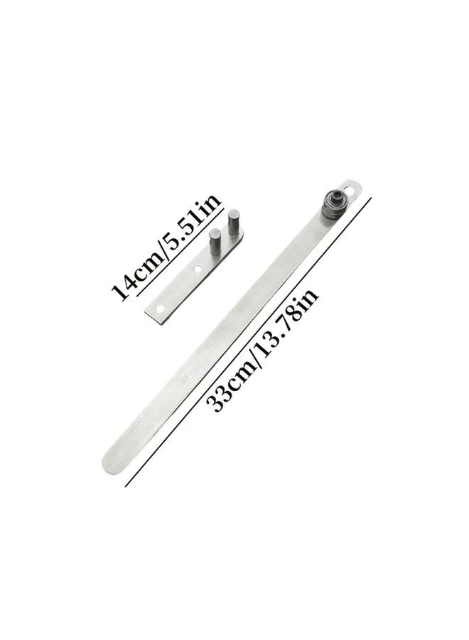 Heavy Duty Manual Bender Steel Construction 1pc Adjustable Angle For Metal Rods Tubing - Image 3