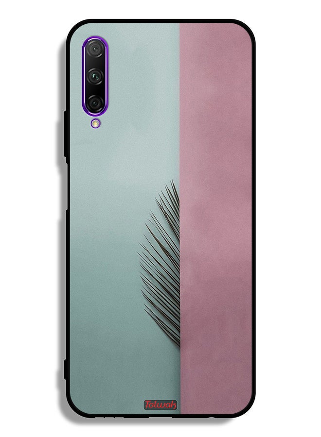 Tolwak Huawei Y9s Protective Case Cover Half Leaves - Image 2