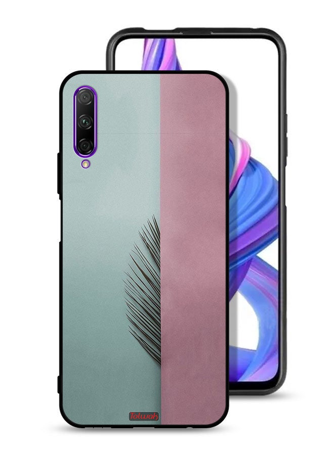 Tolwak Huawei Y9s Protective Case Cover Half Leaves - Image 1