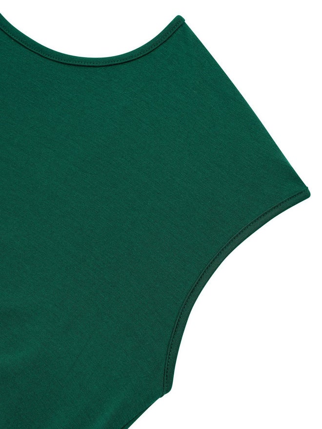 Take Two Solid Wide Leg Knotted Front Jumpsuit - Image 4