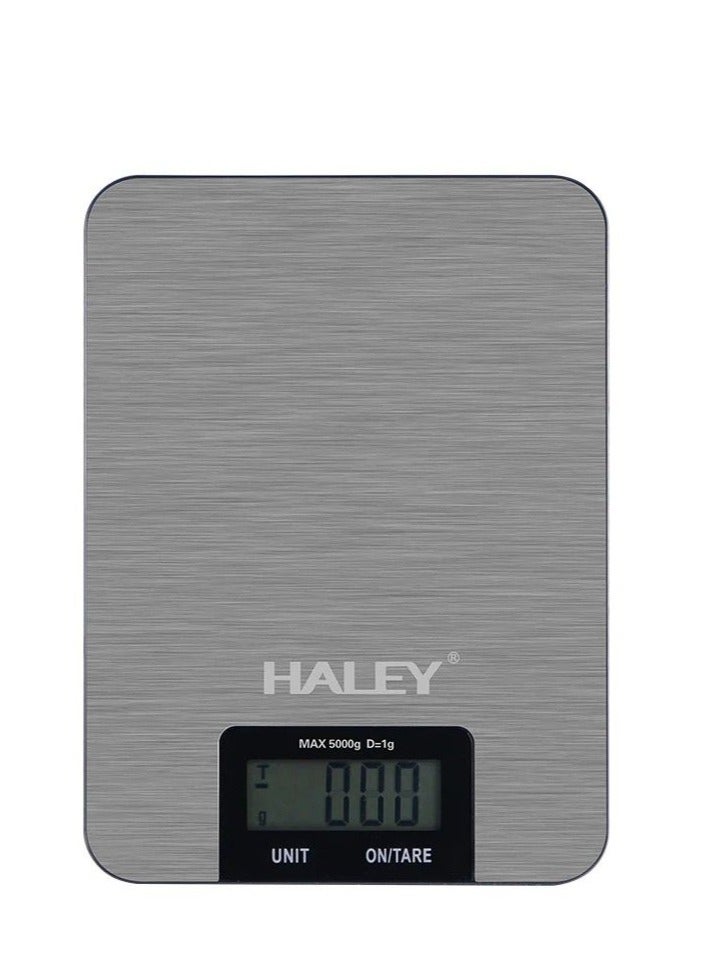 Haley High Accurate Touch Key Food scales Electronic Stainless Steel Weighing Pan Design portable lcd Ultra Thin Kitchen Scale baking - Image 1