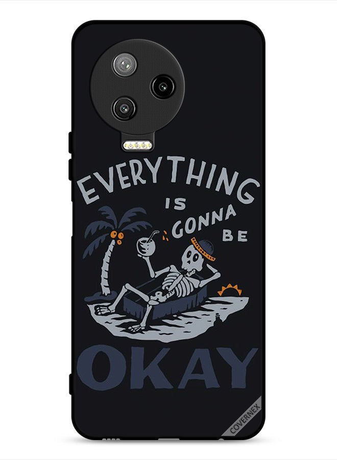 Covernex Infinix Note 12 Pro 4G Protective Case Cover Everything Is Gonna Be Ok - Image 1
