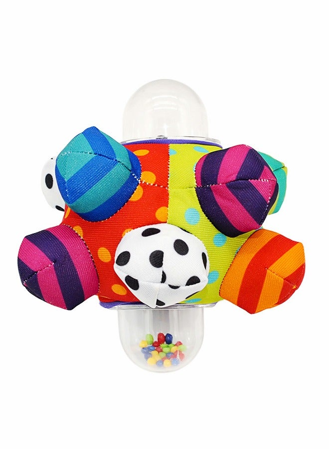 GROIC كرات قماش ملونة، ألعاب خشخشة للأطفال، ألعاب كرة ارتطام لتنمية الإدراك، ألعاب تنمية دماغ الأطفال، كرات كرة قدم خشخشة للأطفال، ألعاب حسية للأطفال - Image 2