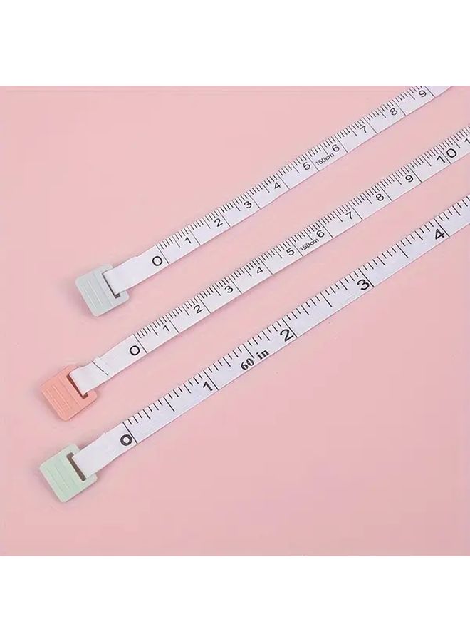 White Digital Display Retractable Waist Tape Measure 59 Inch Ergonomic Design - Image 4