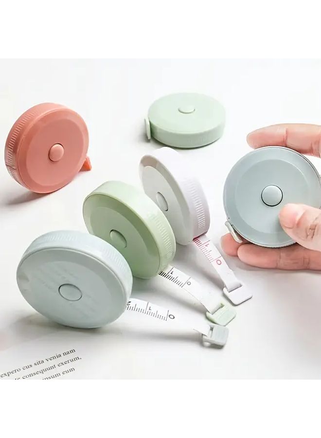 White Digital Display Retractable Waist Tape Measure 59 Inch Ergonomic Design - Image 1