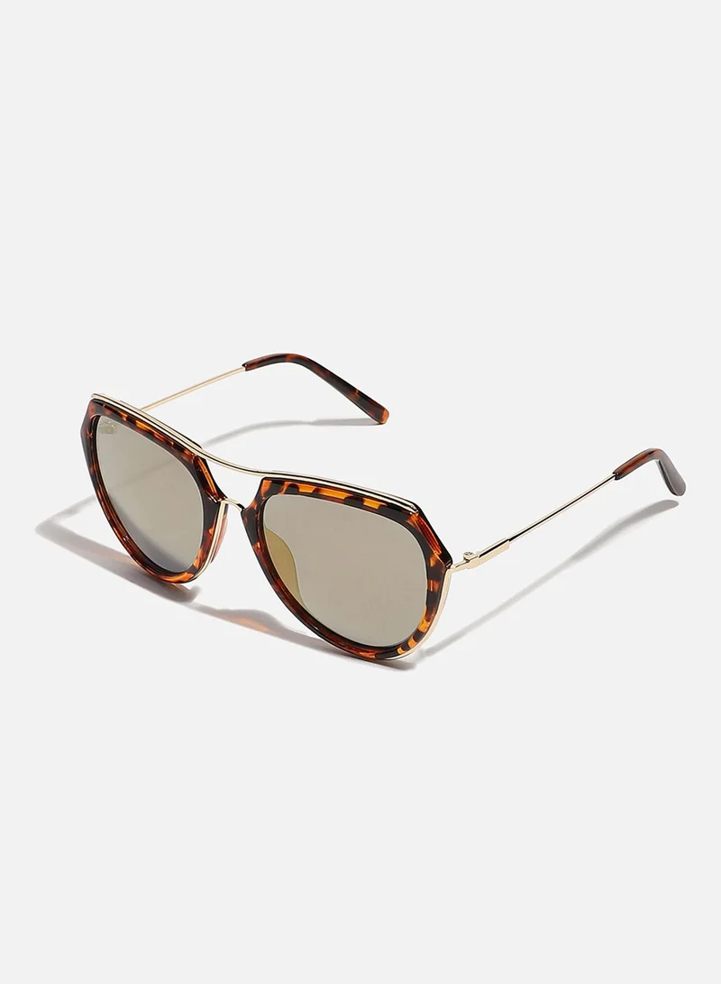 Haute Sauce Brown Lens Oversized Sunglass