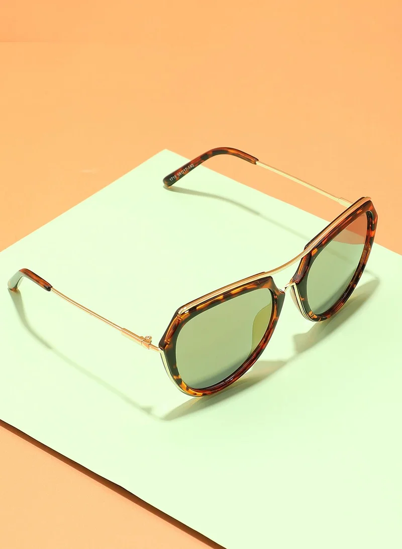 Haute Sauce Brown Lens Oversized Sunglass