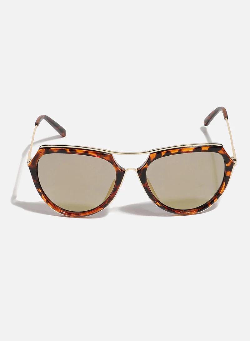 Haute Sauce Brown Lens Oversized Sunglass