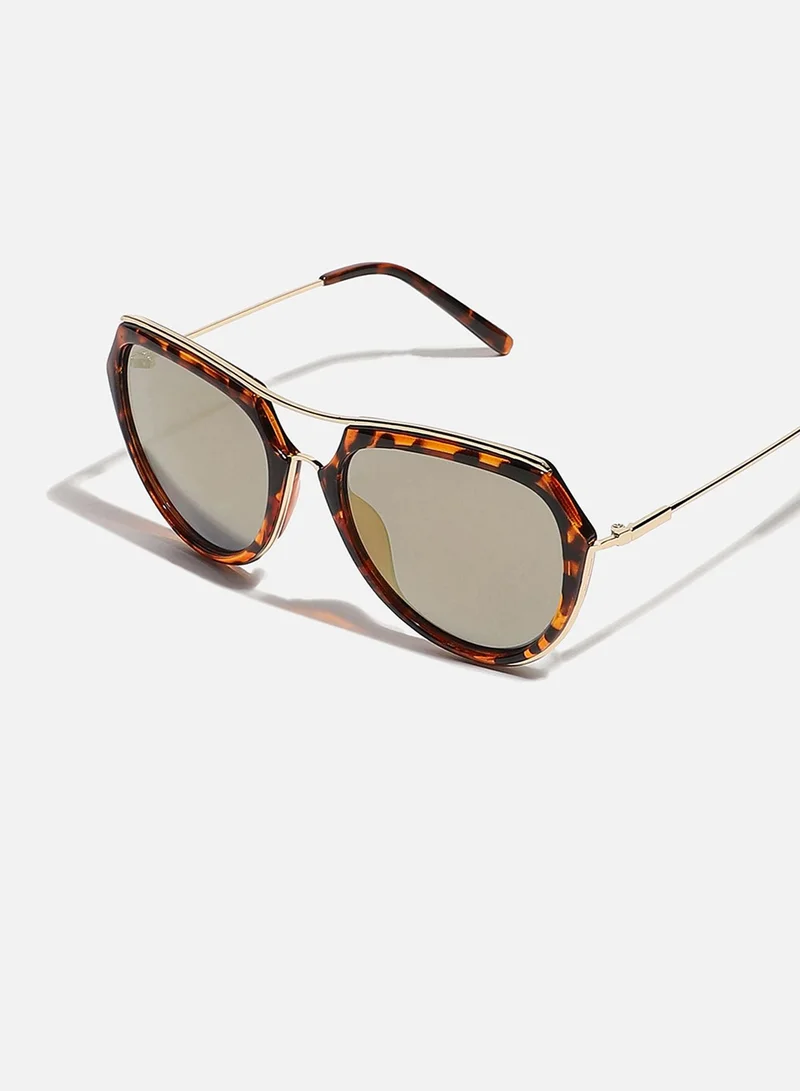 Haute Sauce Brown Lens Oversized Sunglass