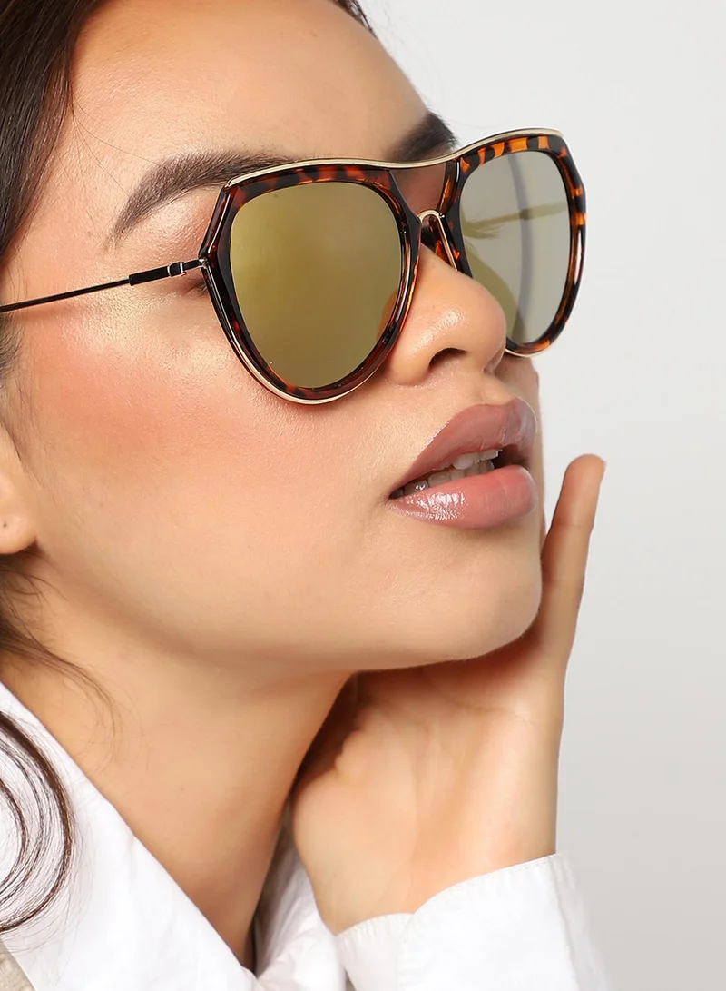 Haute Sauce Brown Lens Oversized Sunglass