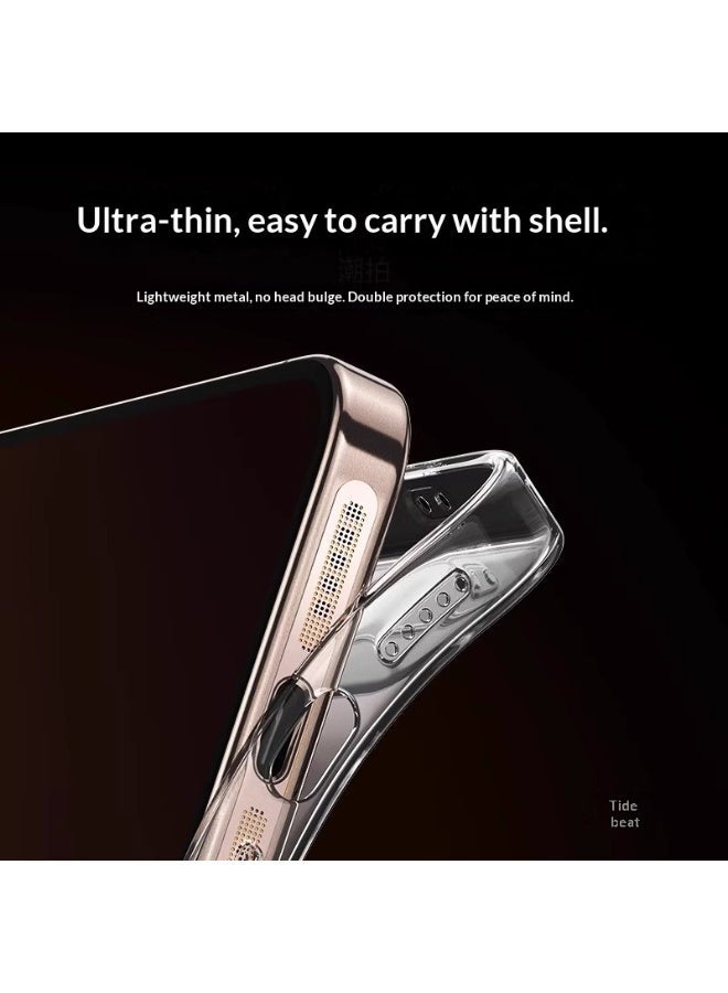 Premium 7-Piece Camera Lens Protector & Anti-Dust Mesh Kit for Apple iPhone 17 Pro Max | 3x Orange Lens Cover Rings + 4x Speaker Dust Net Stickers - Image 3