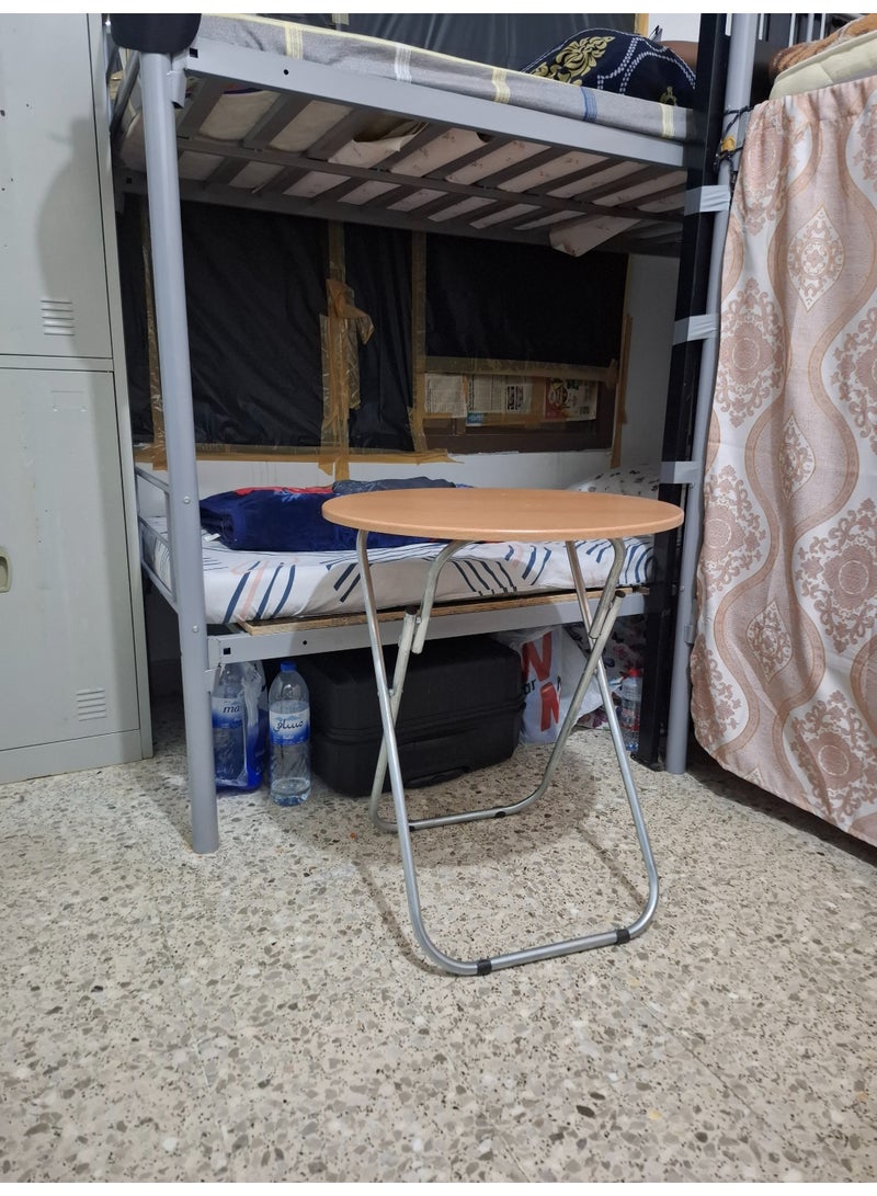 طاولة خشبية دائرية قابلة للطي - Image 3