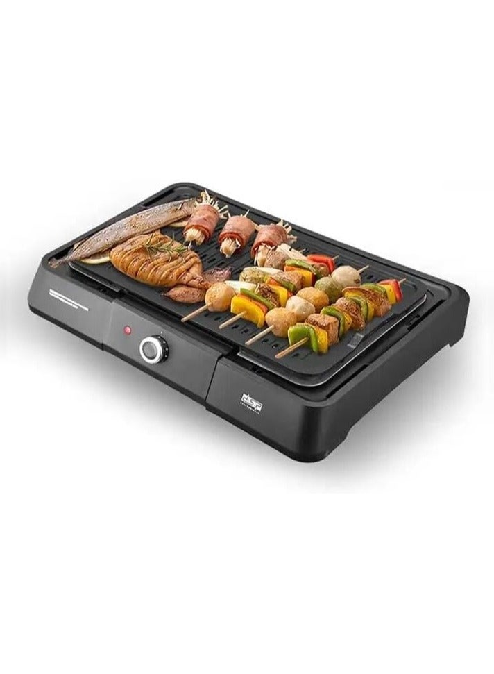 دي اس بي DSP KB1083 مقلاة شواء كهربائية احترافية غير لاصقة بقدرة 1600 وات باللون الأسود  - Image 1