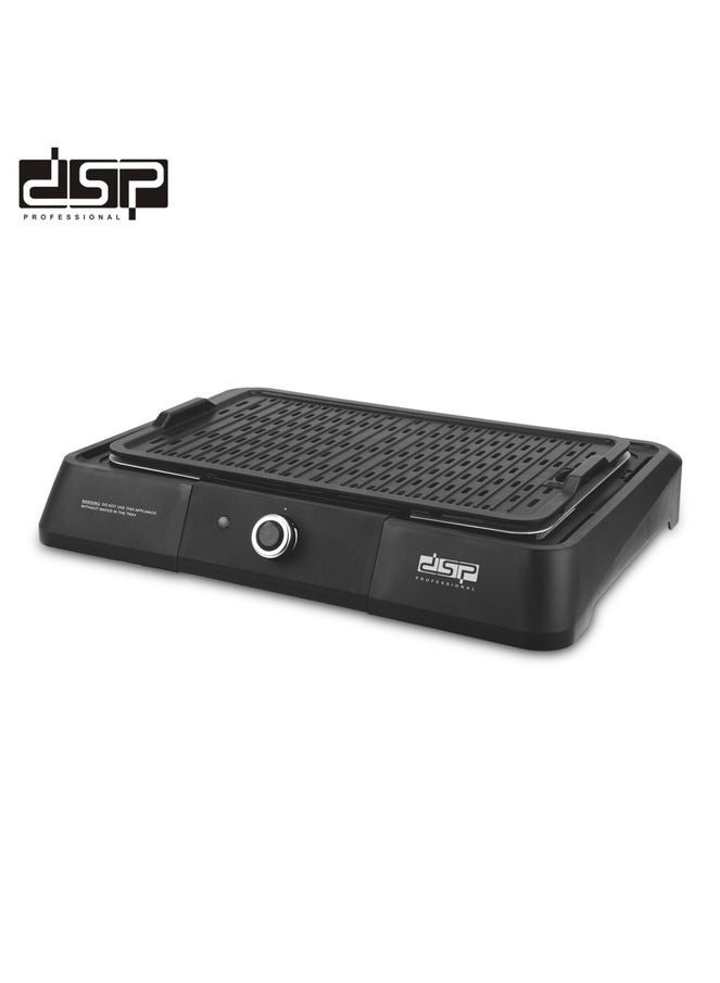 دي اس بي DSP KB1083 مقلاة شواء كهربائية احترافية غير لاصقة بقدرة 1600 وات باللون الأسود  - Image 2