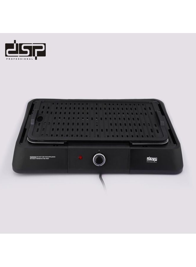 دي اس بي DSP KB1083 مقلاة شواء كهربائية احترافية غير لاصقة بقدرة 1600 وات باللون الأسود  - Image 3