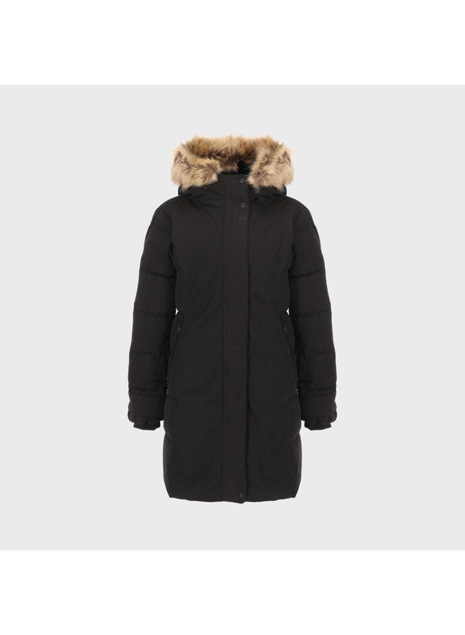 Zara Women's Vintage Classic Thickened Windproof Warm Hooded Cotton Coat - Image 2