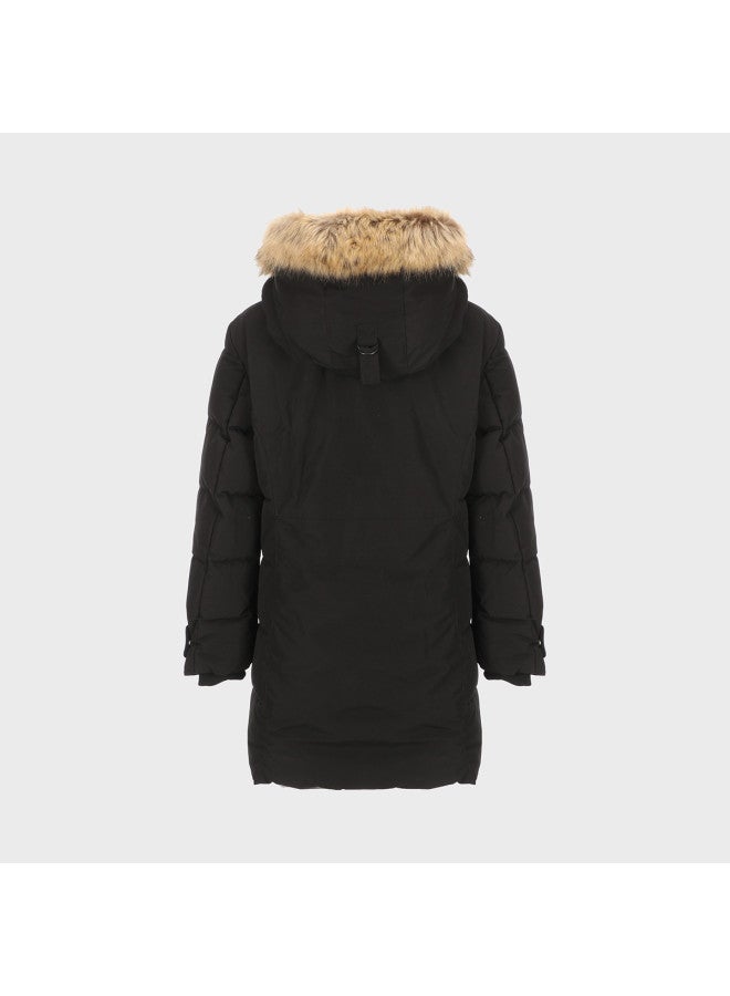 Zara Women's Vintage Classic Thickened Windproof Warm Hooded Cotton Coat - Image 3