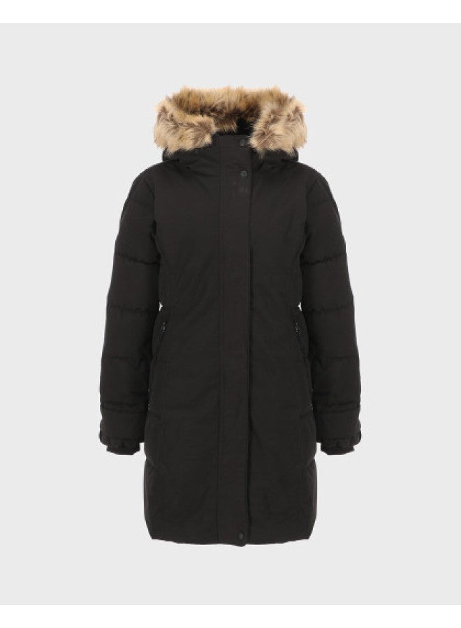 Zara Women's Vintage Classic Thickened Windproof Warm Hooded Cotton Coat - Image 1