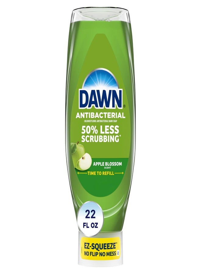 Dawn Antibacterial 50% less scrubbing Apple Blossom scent, 22 Fl Oz - Image 1