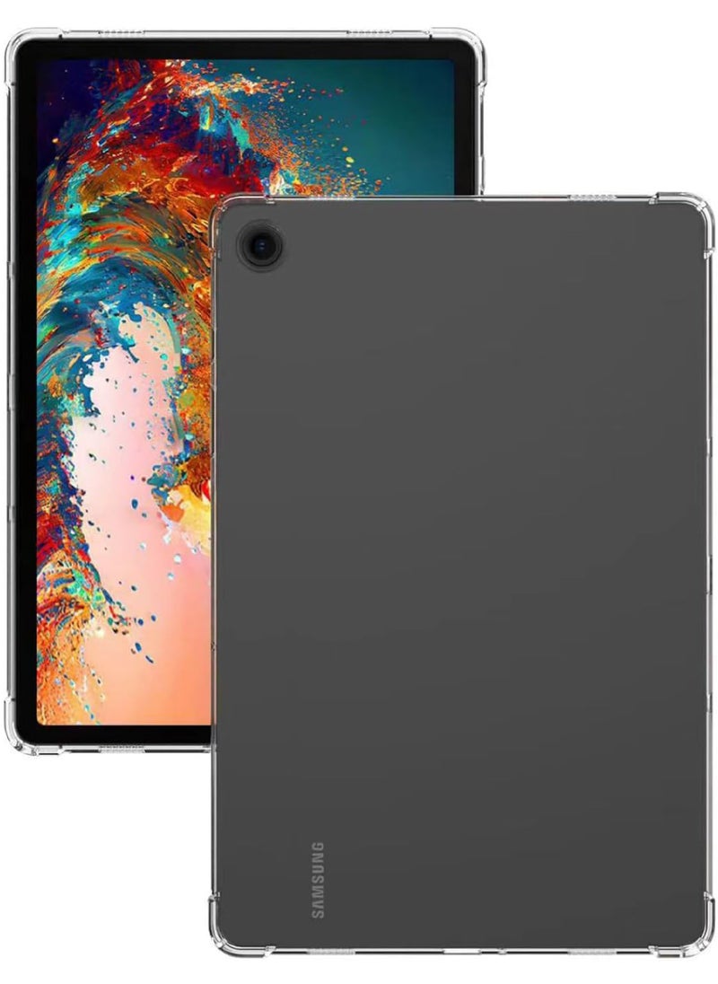 Rock Pow - Clear Back Case for Samsung Galaxy Tab A9 Plus 11 Inch Tablet 2023 (SM-X210/X216/X218) Ultra Thin Lightweight Transparent Soft Flexible TPU Shockproof Bumper Cover for Galaxy Tab A9+ - Image 1