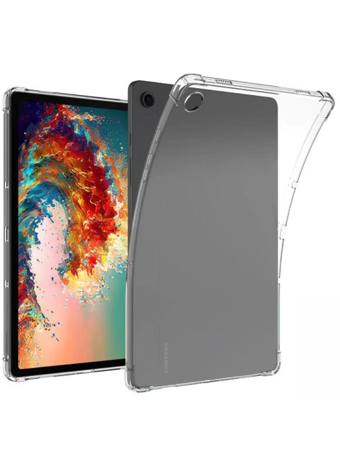 Clear Back Case for Samsung Galaxy Tab A9 Plus 11 Inch Tablet 2023 (SM-X210/X216/X218) Ultra Thin Lightweight Transparent Soft Flexible TPU Shockproof Bumper Cover for Galaxy Tab A9+