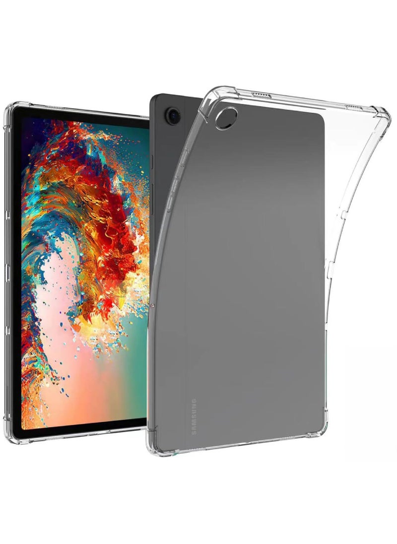 Rock Pow - Clear Back Case for Samsung Galaxy Tab A9 Plus 11 Inch Tablet 2023 (SM-X210/X216/X218) Ultra Thin Lightweight Transparent Soft Flexible TPU Shockproof Bumper Cover for Galaxy Tab A9+ - Image 1