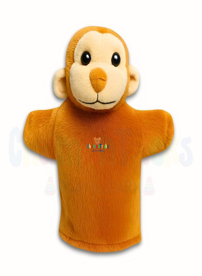 Chamantricks Storytelling Plush Puppets | Tiger | Monkey | Dog | Educational Animal & Bird Hand Puppets for Kids (New Pack of 3) - Image 4