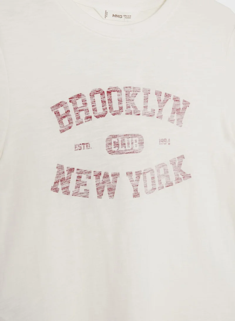 MANGO Youth Graphic T-Shirt