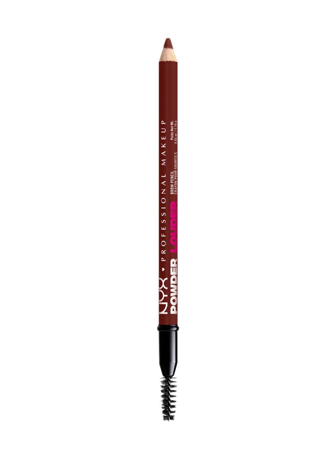 نيكس Powder Louder Brow Pencil 12hr Wear Buildable Micro Fibers Black Cherry