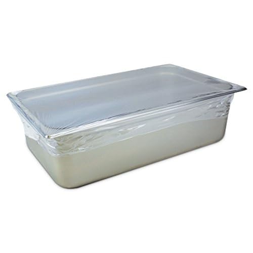 PanSaver Disposable Clear Full Pan Covers for Shrink Tight Food Storage & Easy Transportation - Commercial Food Cover (34 x 7 IN, 50 Pack) - Image 1