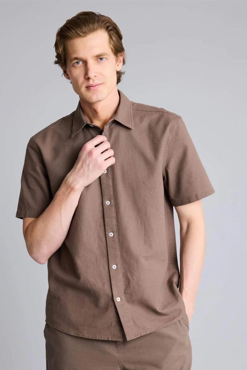 Defacto  100% Cotton Basic Shirt for Men | Best Price UAE