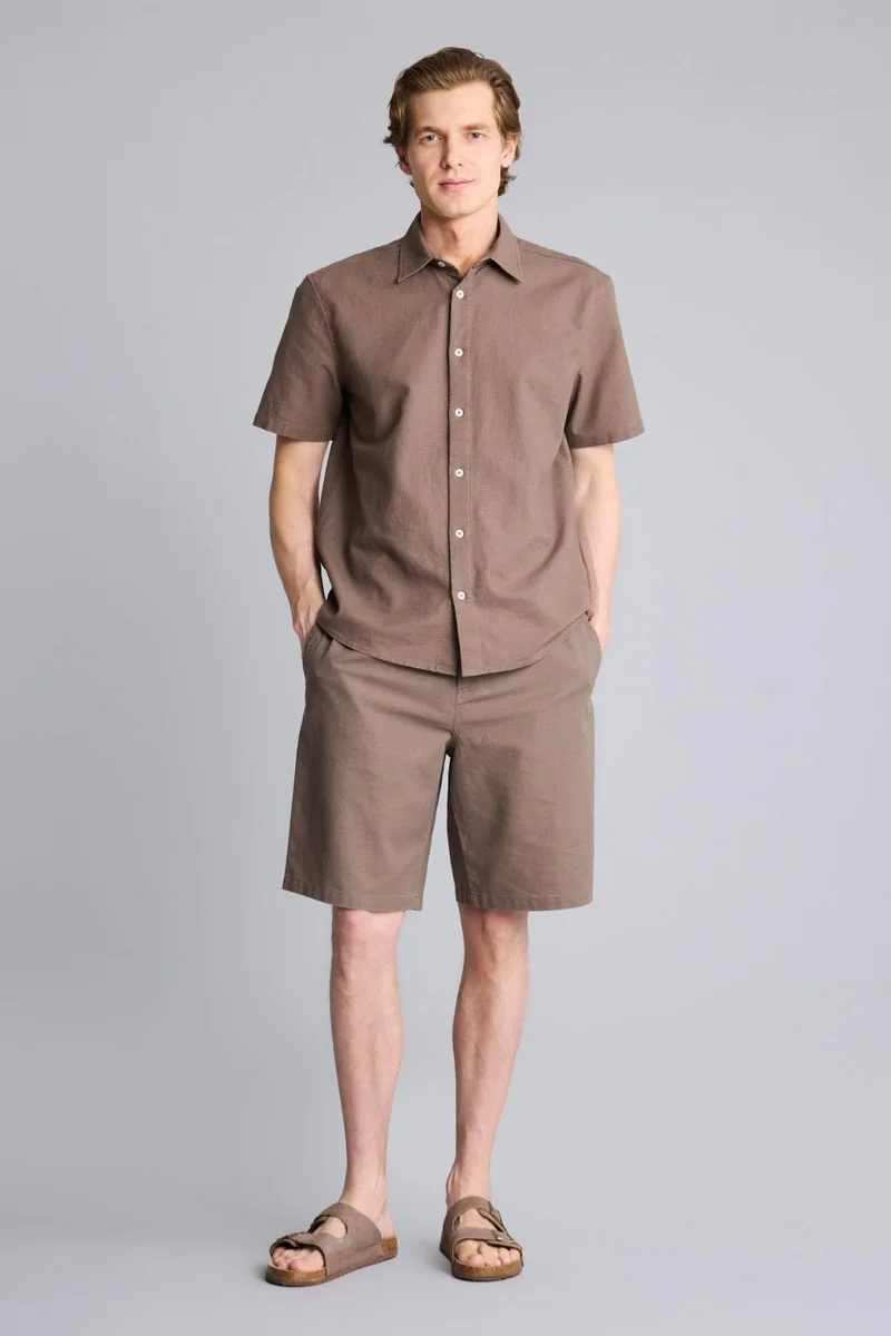 Defacto  100% Cotton Basic Shirt for Men | Best Price UAE