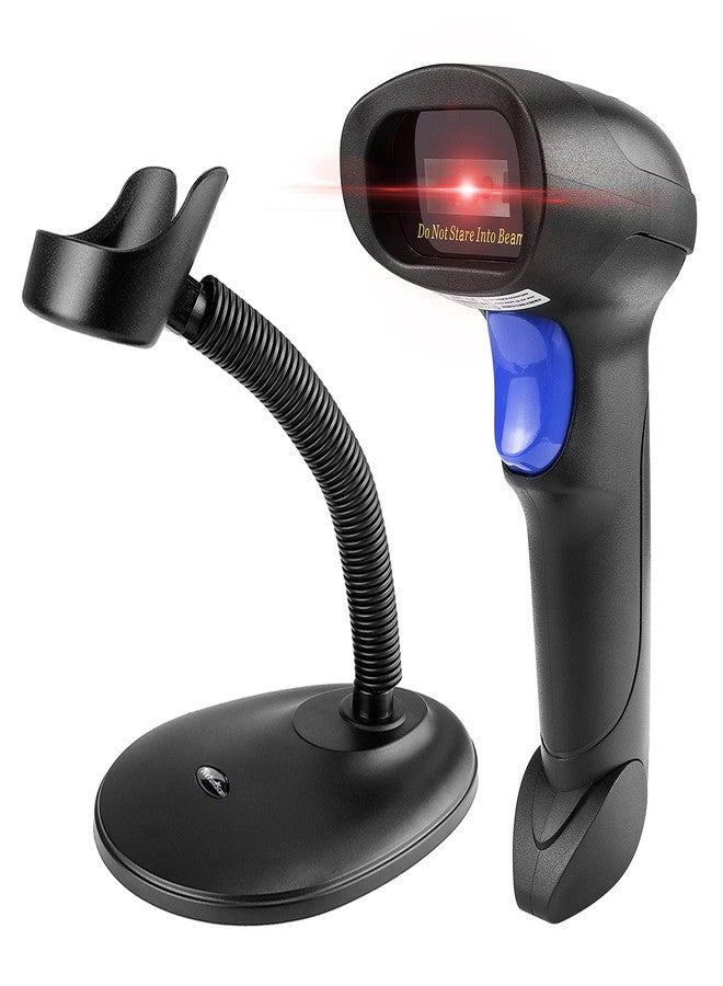 NetumScan Bluetooth QR Barcode Scanner with Stand, 3 in 1 Wireless 1D 2D Bar Code Scanner USB Image Bar Code Reader for Computer, Tablet, iPhone, iPad, Android - Image 1