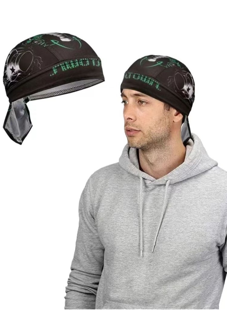 PYC Skull Cap Cooling Sweat Wicking Helmet Cycling Hat Head Bandana Summer Caps,Sweat Wicking Beanie Cap,Helmet Liner,Outdoor Sports Cap  - Image 1