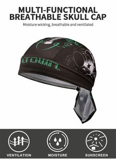 PYC Skull Cap Cooling Sweat Wicking Helmet Cycling Hat Head Bandana Summer Caps,Sweat Wicking Beanie Cap,Helmet Liner,Outdoor Sports Cap  - Image 4