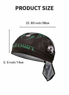 PYC Skull Cap Cooling Sweat Wicking Helmet Cycling Hat Head Bandana Summer Caps,Sweat Wicking Beanie Cap,Helmet Liner,Outdoor Sports Cap  - Image 5