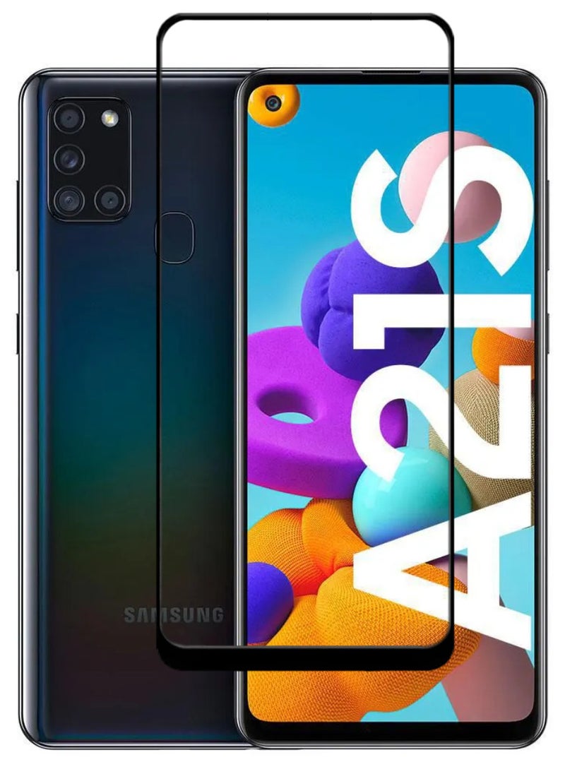 ACLIX Antistatic ESD Dustproof Premium Quality High Definition Tempered Glass Screen Protector Designed For Samsung Galaxy A21s - Image 1