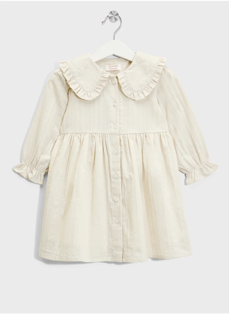 ريبلز مع نمشي Girls Peter Pen Collar Dress