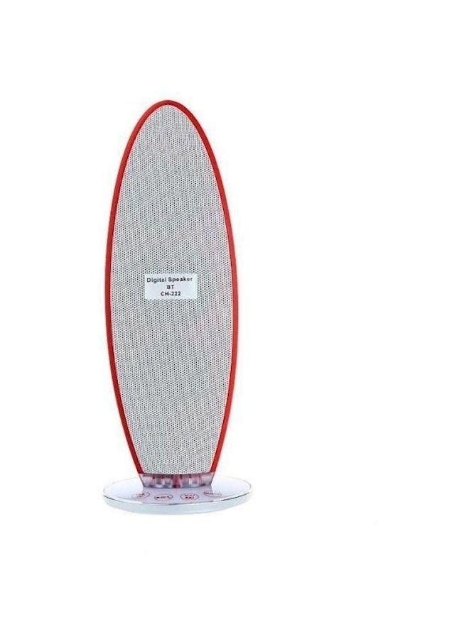NIBEMINENT Mini Wireless Multimedia Speaker Red/Silver 