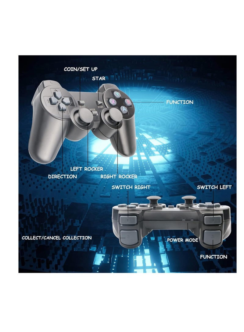 ELTRAZONE wireless retro game console, plug and play video games 4k hdmi output for tv, classic game stick built in 10000+ games with 9 emulators and 2 wireless controller 2.4g gift for kids & adults - Image 4