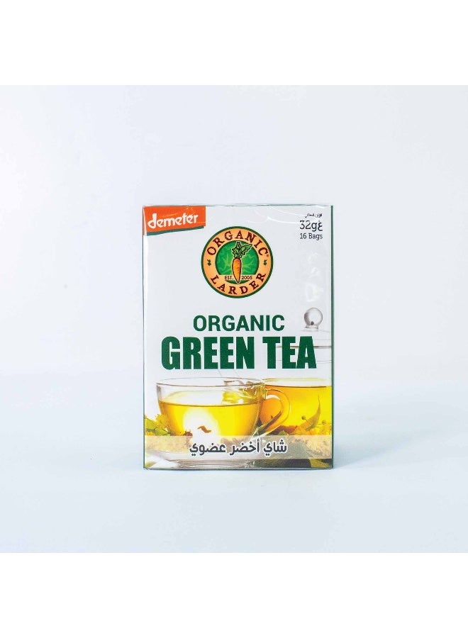 Organic Larder ORGANIC GREEN TEA (32G) - Image 1