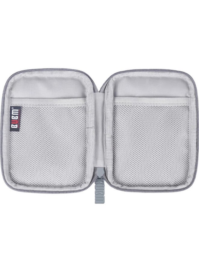 BUBM Bubm Portable Hard Drive Case, 2.5-Inch Storage Bag, Shockproof Hard Drive Protective Cover, Gray Single Layer Qsd-Myb - Image 3