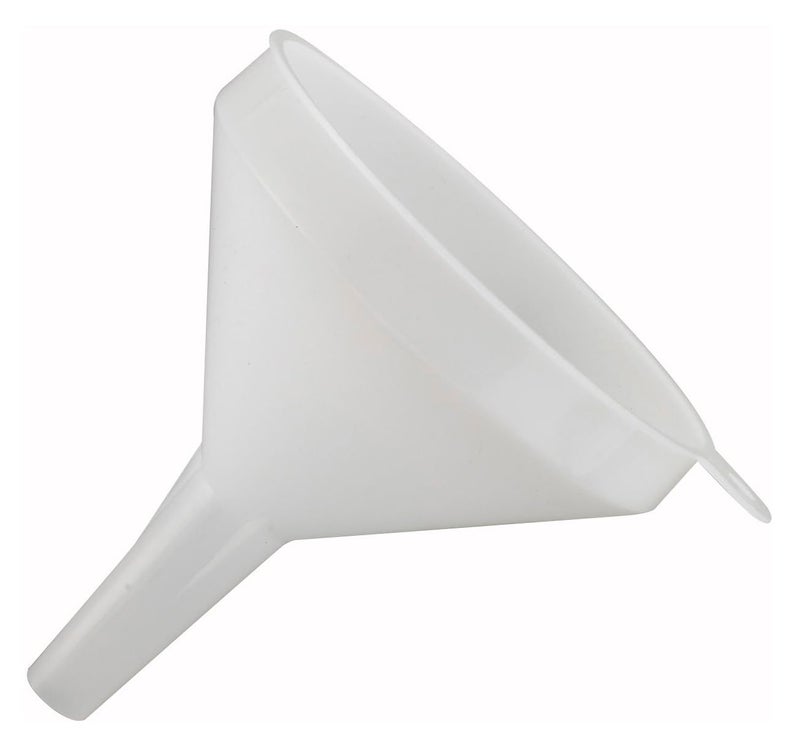 Winco Plastic Funnel, 4 1/4-Inch Diameter, White, Medium